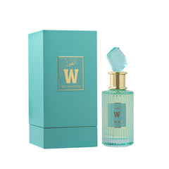 Front view of ARIAZ W bottle with bright citrus and floral bouquet.
