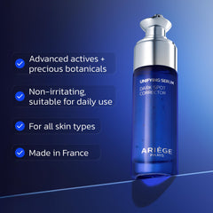 ARIÈGE PARIS serum texture on skin showing smooth absorption