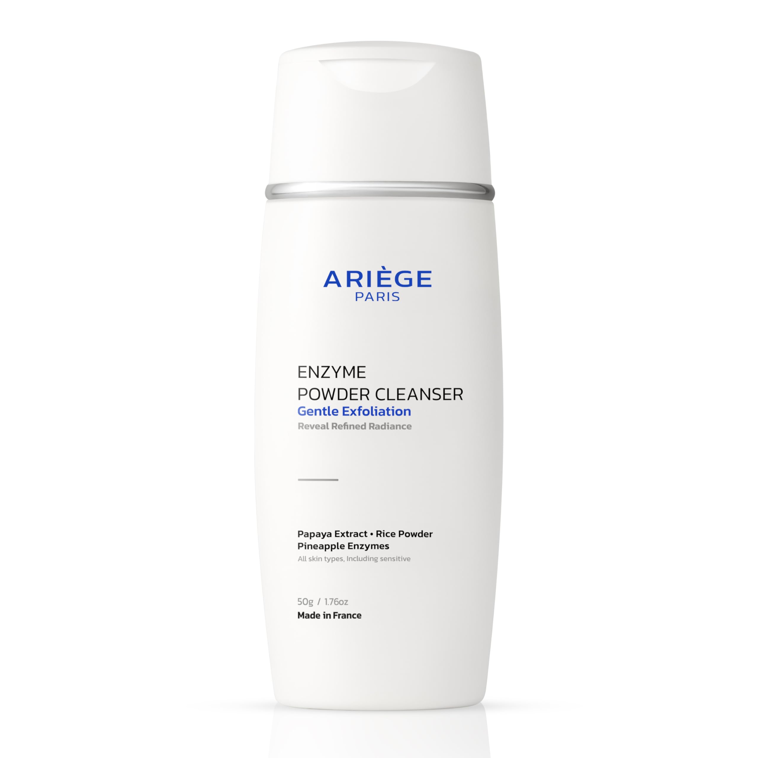 ARIÈGE PARIS Enzyme Powder Cleanser travel-friendly powder format for on-the-go routines.