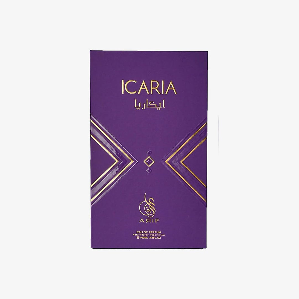 ARIF Icaria longevity hint for all-day fragrance with subtle sillage.