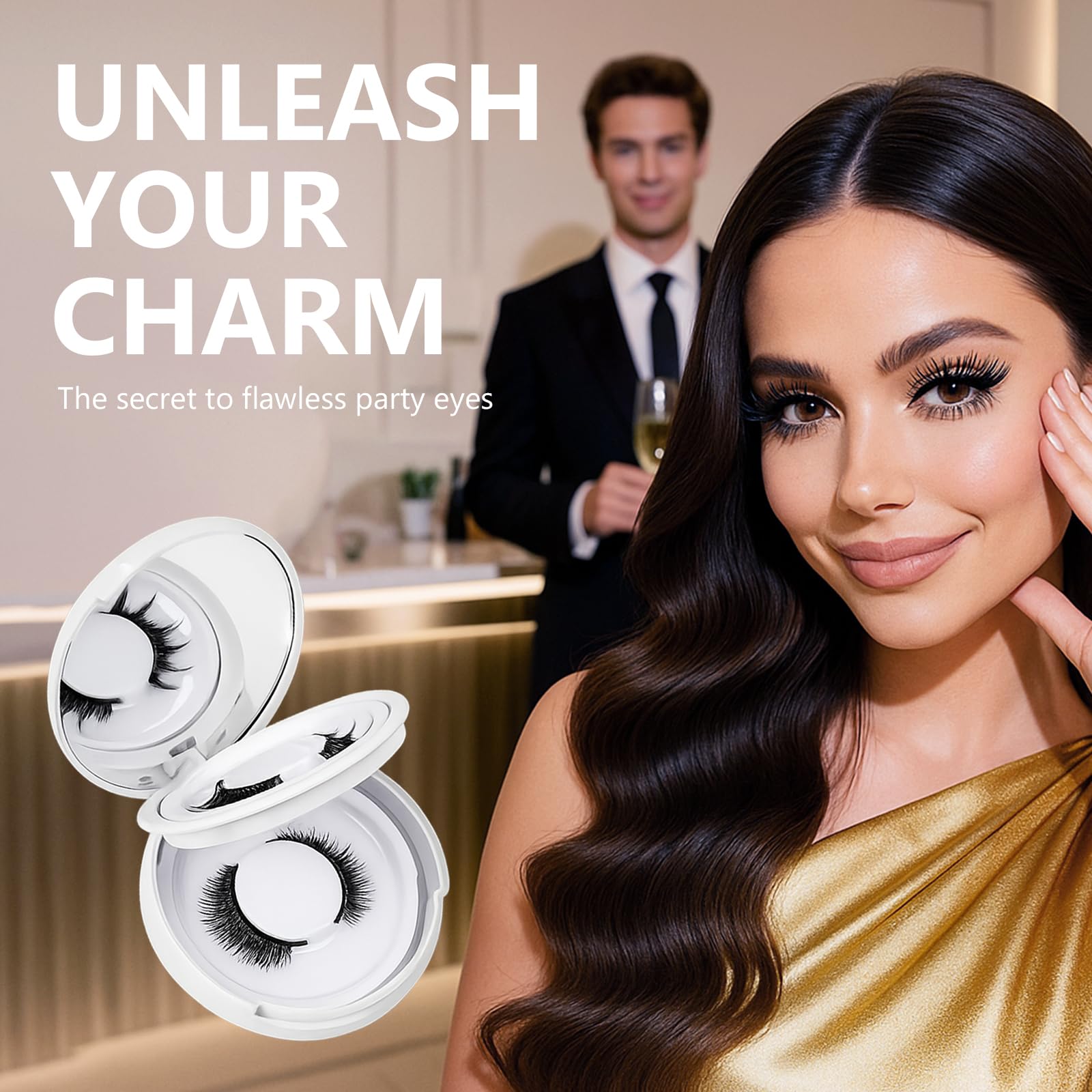 ARIOS 3D magnetic lashes provide reusable wear with a durable, flexible feel.
