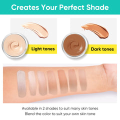 ARRYOS blending application center-to-outward technique for smooth, undetectable results.