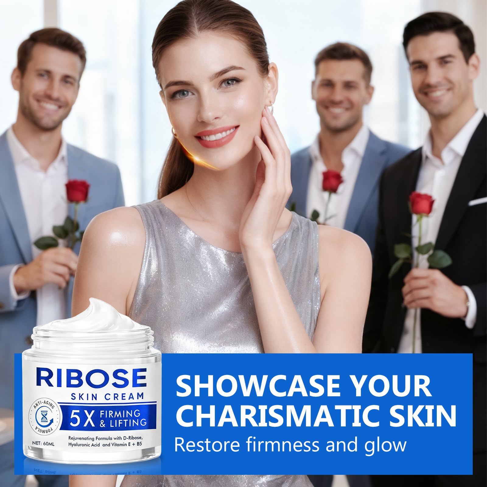 Ingredient blend in ARIOS D-Ribose Cream supports barrier health and moisture.