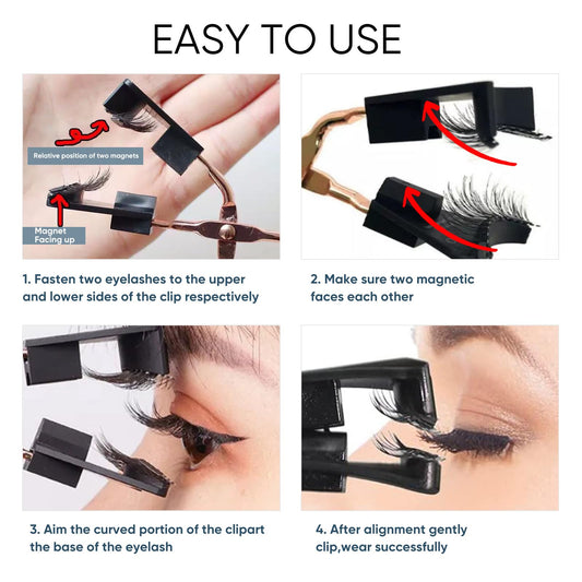 ARIOS magnetic lashes four-pairs pack for versatile daily looks