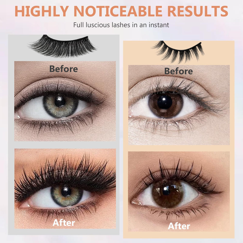 ARIOS natural-look lashes blend seamlessly with real lashes.