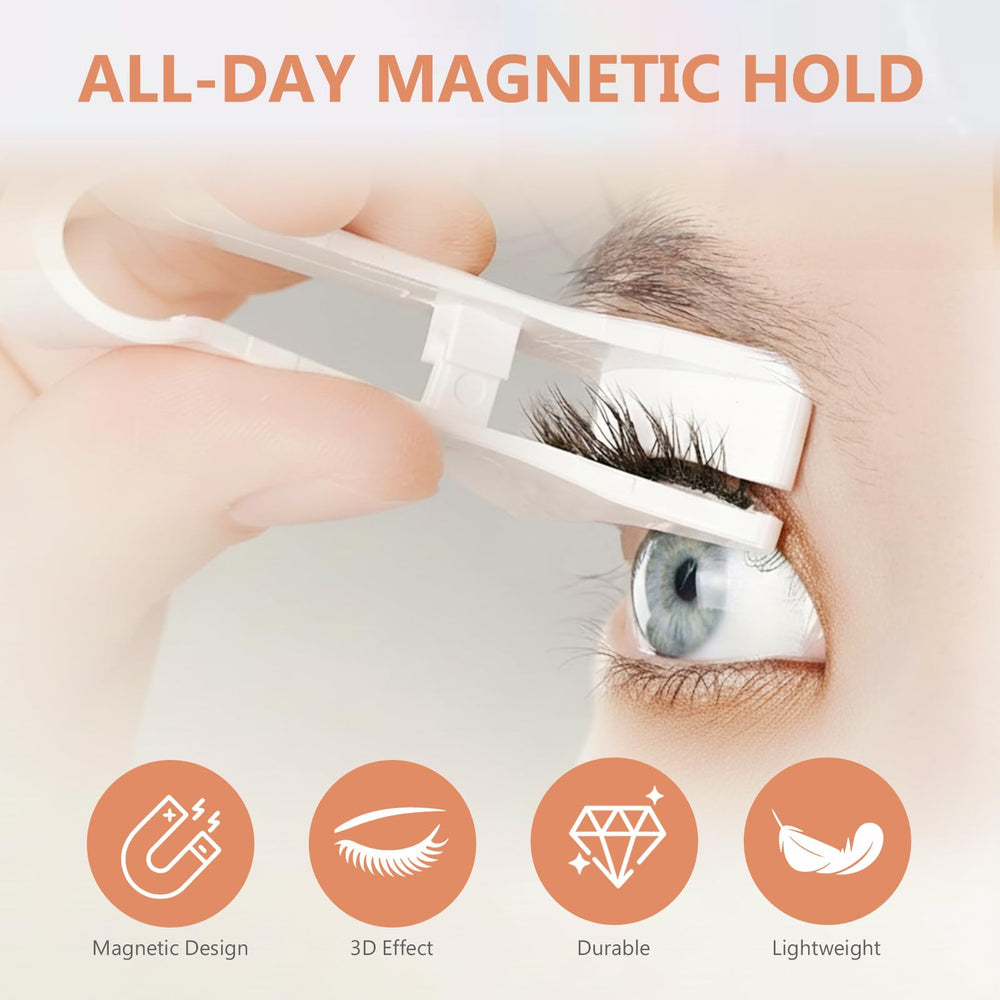 ARIOS no-glue lashes ensure comfortable all-day wear with secure hold.
