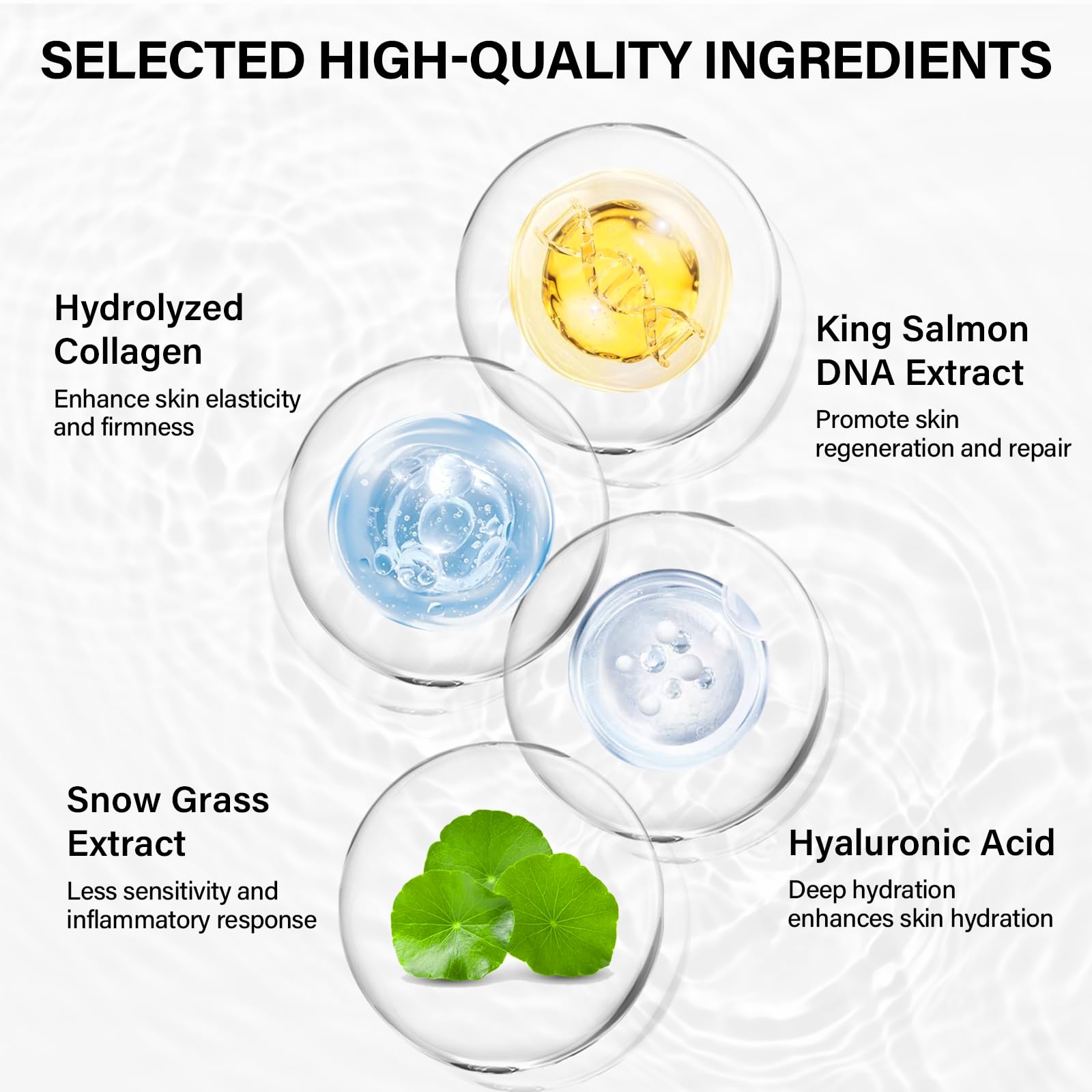ARIOS Salmon DNA Ampoule bottle upside down to draw essence evenly