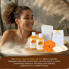 ArioseMonde Bath Salt honey almond, soothing soak for calm evenings.