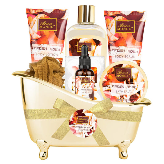 ArioseMonde Fresh Rose Spa Gift Set packaging is gift-ready and stylish.