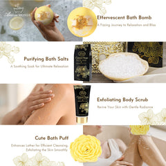ArioseMonde bubble bath bottle showcasing Enchanted Orchid scent for a luxurious soak