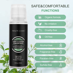 ARISON LASHES dilution steps visualized for safe home mixing.
