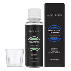 ARISON LASHES eyelash cleanser concentrate bottle for daily extensions care.