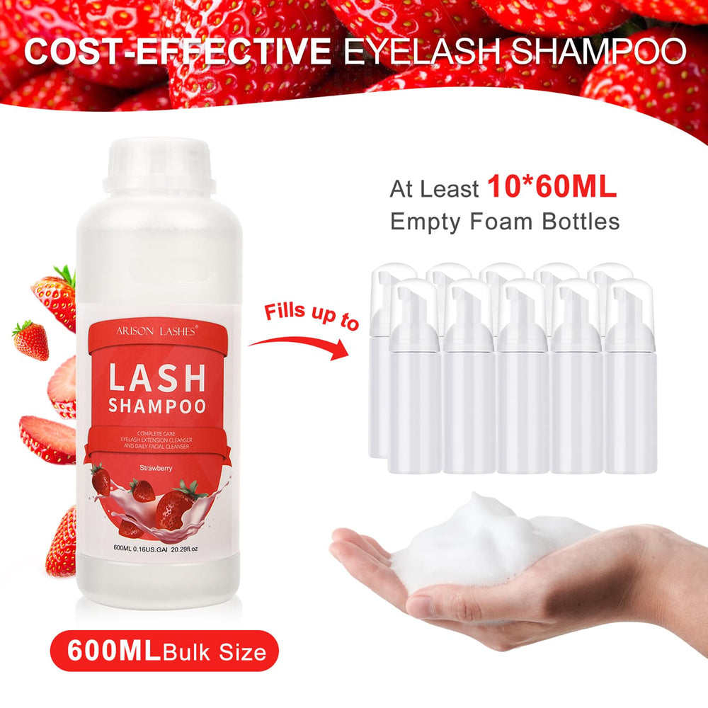 ARISON LASHES home and salon use, easy to control lather.