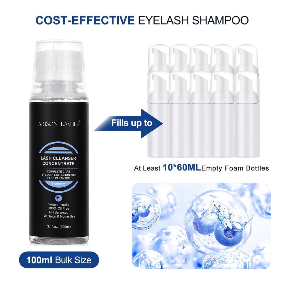 ARISON LASHES non-irritating formula safe for daily lash care