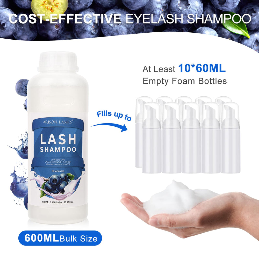 ARISON LASHES plant extracts label with rose aloe tea-tree for gentle care.