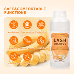 ARISON LASHES plant extracts rose aloe tea tree soothing cleansing options