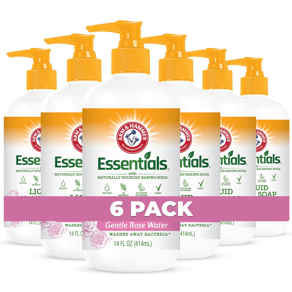 Arm & Hammer rose-scent hand soap bottle pour for refreshing daily cleansing