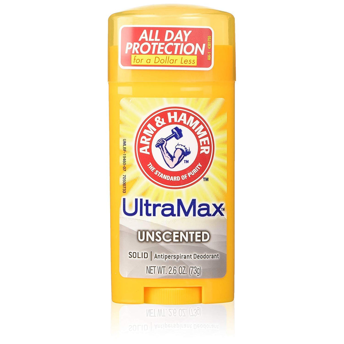 Arm & Hammer Ultramax unscented anti-perspirant stick four-pack for all-day dryness