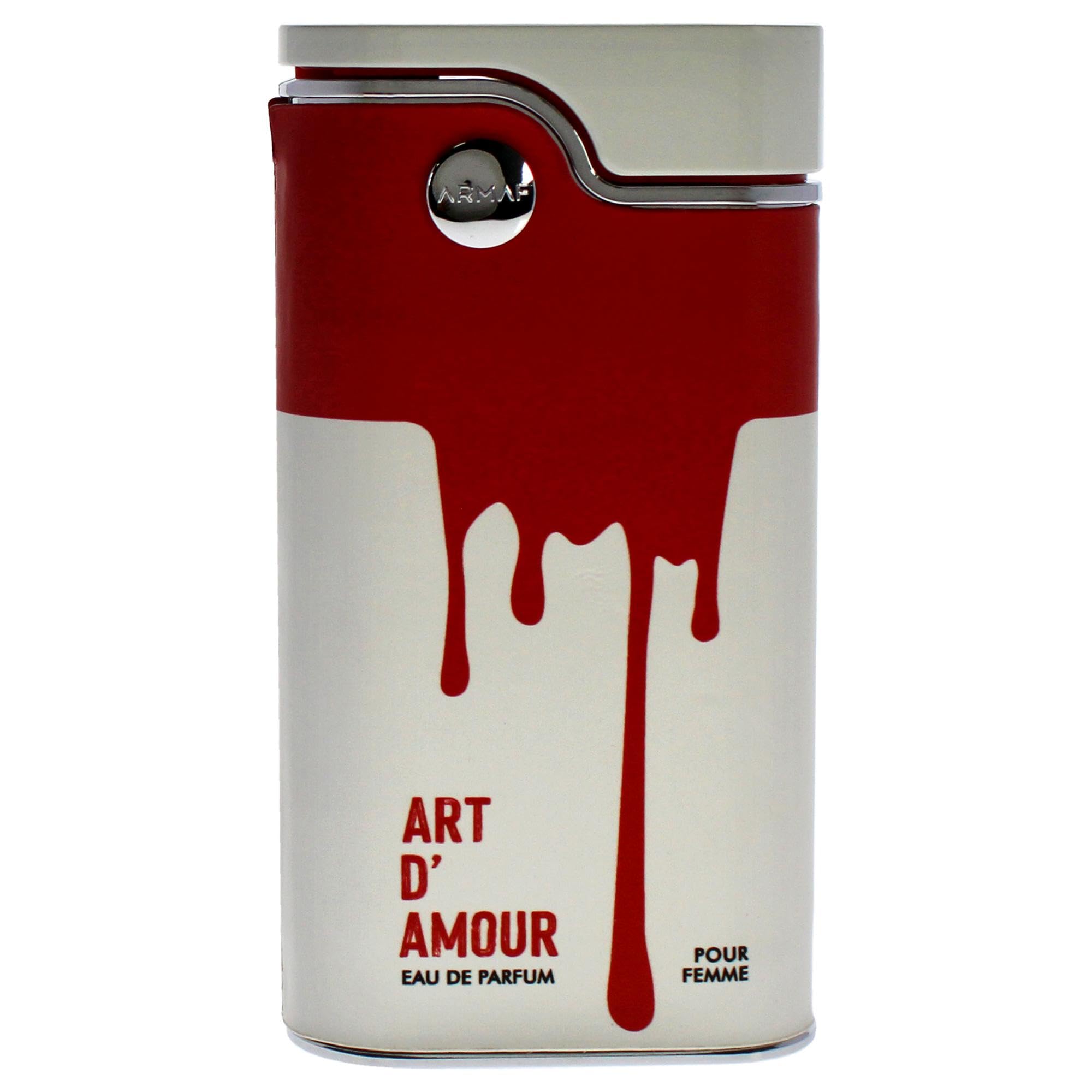 Armaf Art D Amour bottle side view highlighting packaging