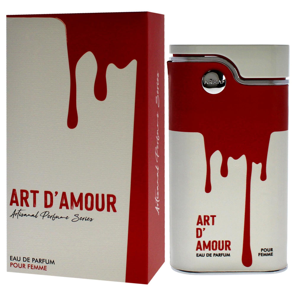 Armaf Art D Amour label close-up showing premium finish
