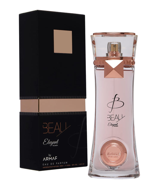 Armaf Beau Elegant bottle close-up highlighting refined daily wear