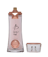 Armaf Beau Elegant spray bottle showing soft pink juice hue