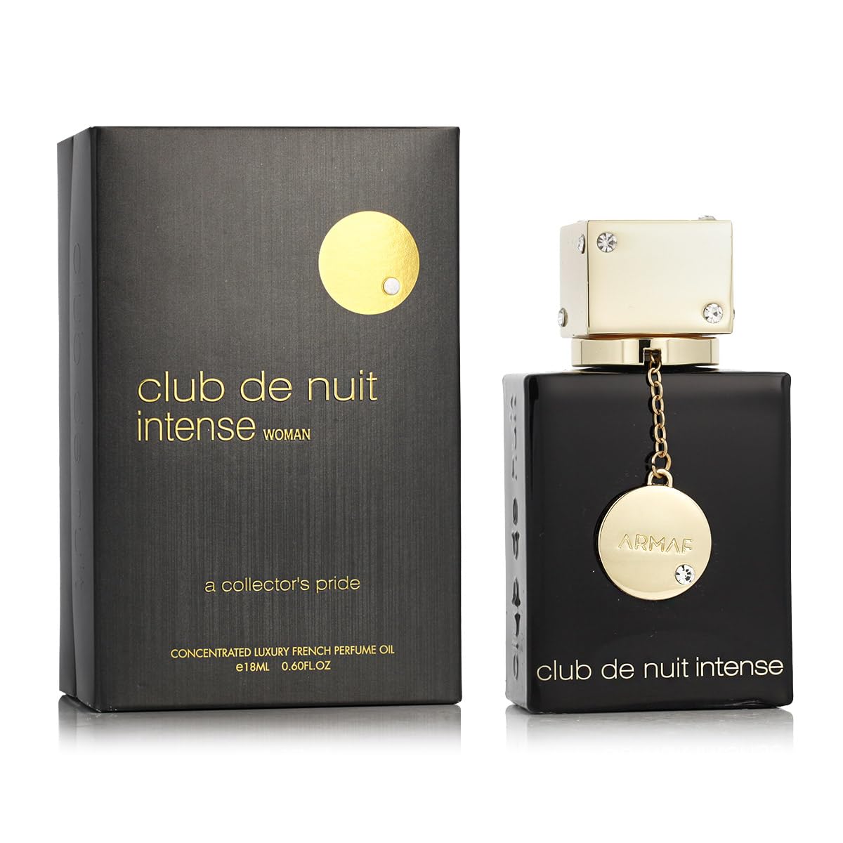 Armaf Club de Nuit Intense bottle, luxurious fragrance for evening elegance.