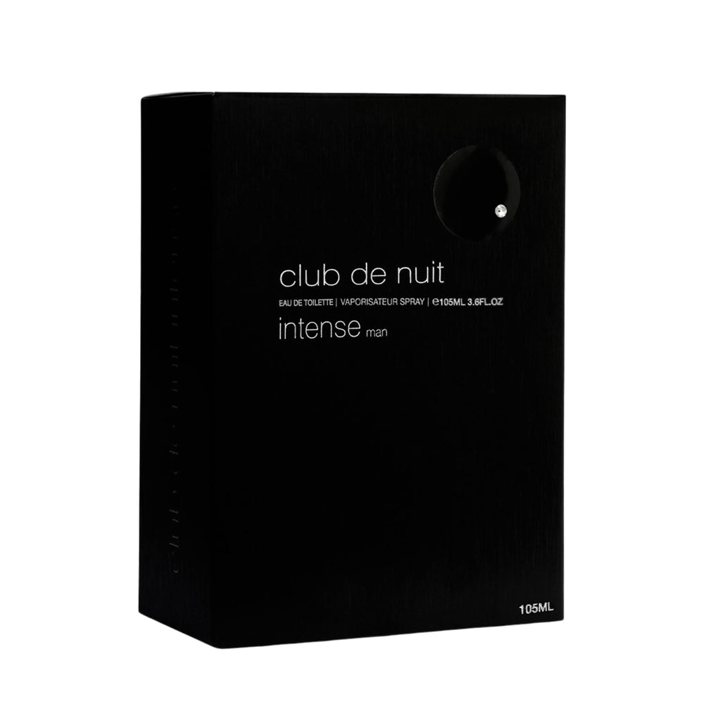 Label detail of Armaf Club de Nuit Intense Man branding