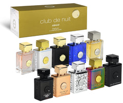 Armaf Club de Nuit Parfum Mini Set box display, gift-ready elegance.