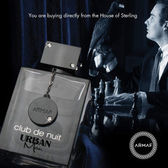 Armaf Club De Nuit Urban Man lifestyle shot, modern confidence for him.