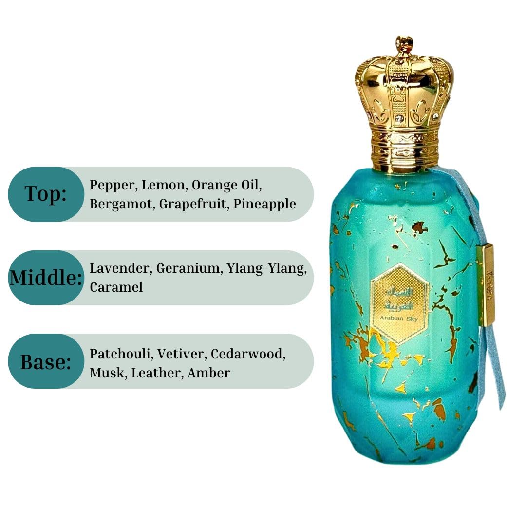 Armaf Eter Arabian Sky caramel harmony for a softly sweet touch.