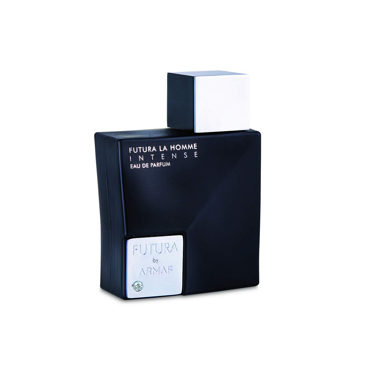 Armaf Futura La Homme Intense bottle showcases a bold woody-spicy profile for daily wear