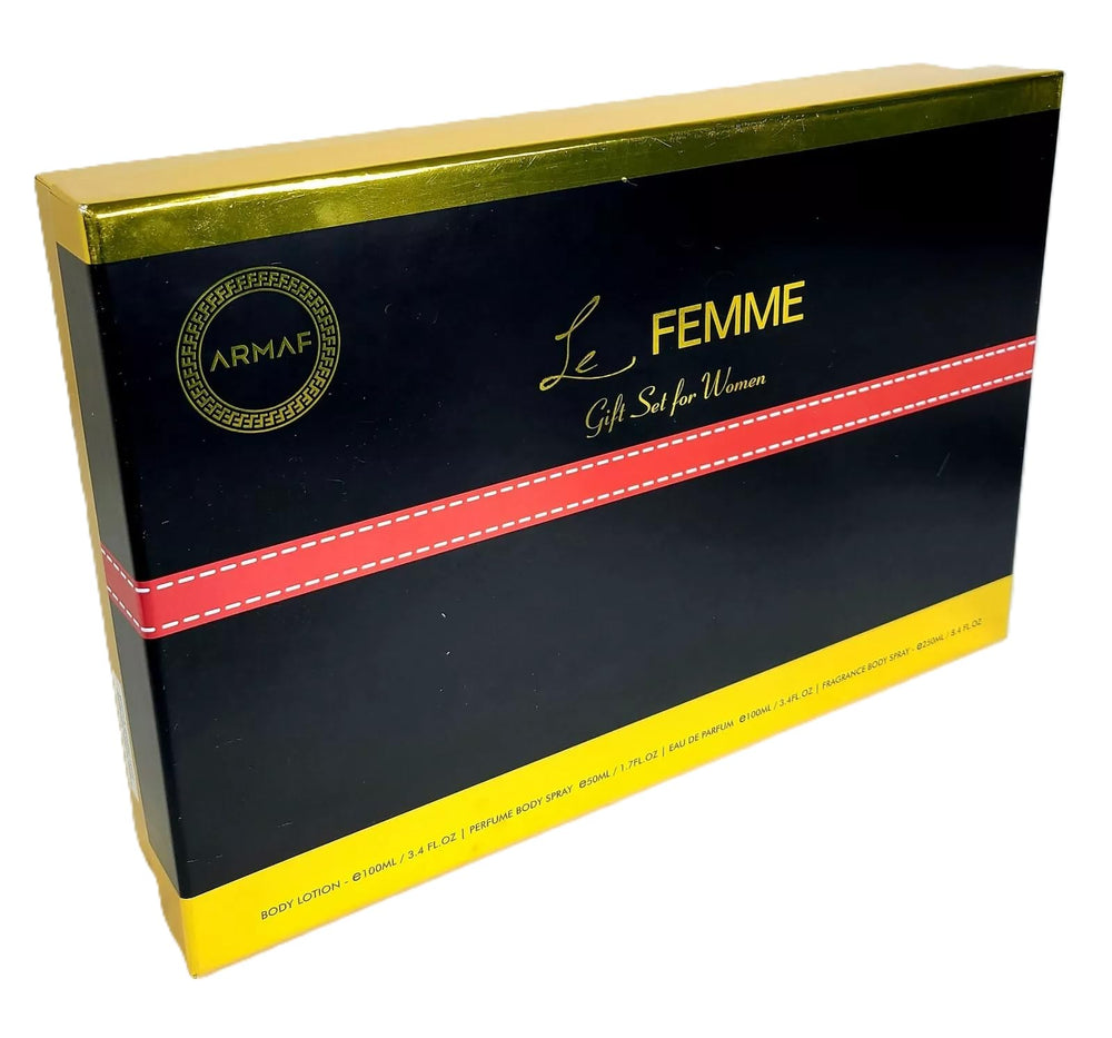 Armaf Le Femme scent notes graphic, highlights bloom and warmth.