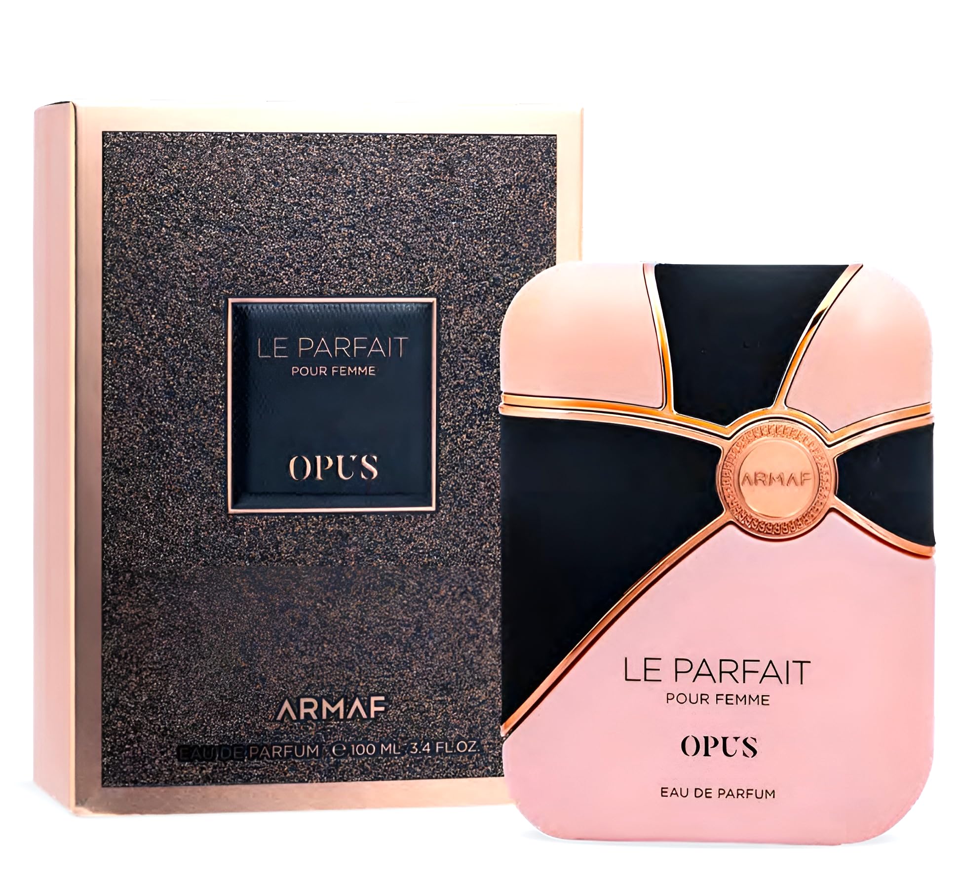 Armaf Le Parfait Opus top notes depicted; fresh energy for daytime confidence.