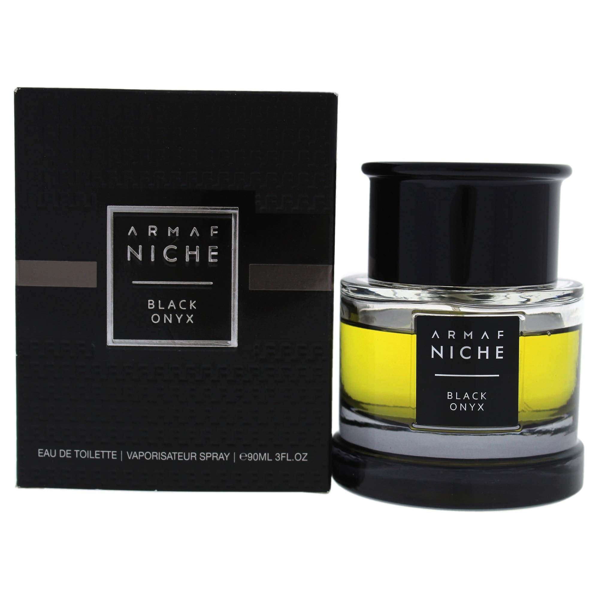 Armaf Niche Black Onyx bottle 3oz, ready for evening wear and confident presence.