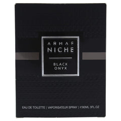 Armaf Niche Black Onyx rose-note adds a soft, romantic floral touch.