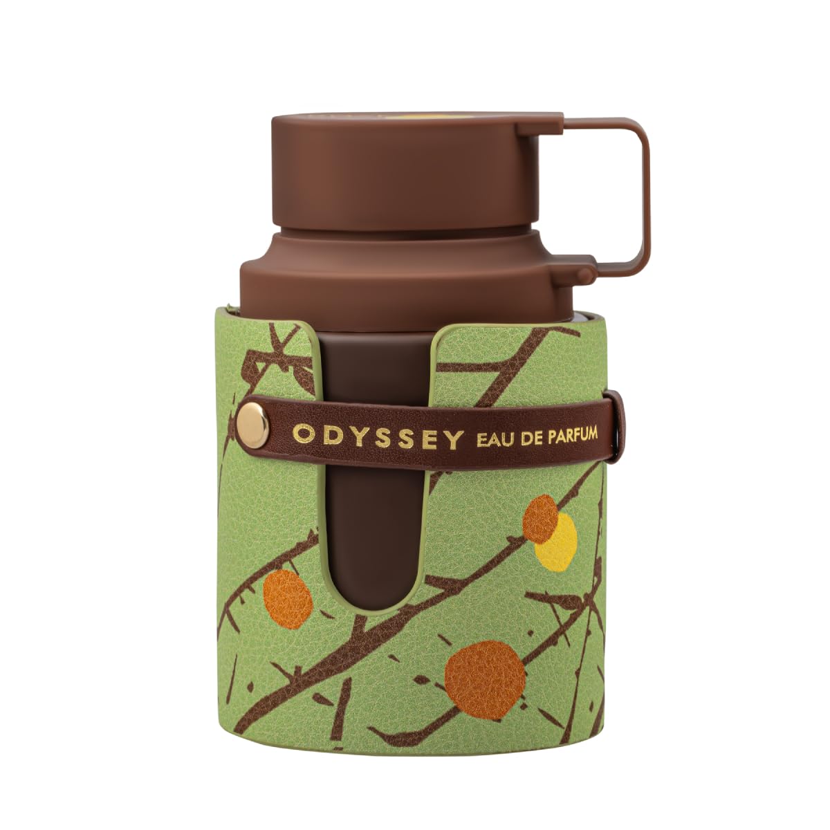 Armaf Odyssey Dubai Chocolat Edp bottle view highlighting rich gourmand notes for evening wear