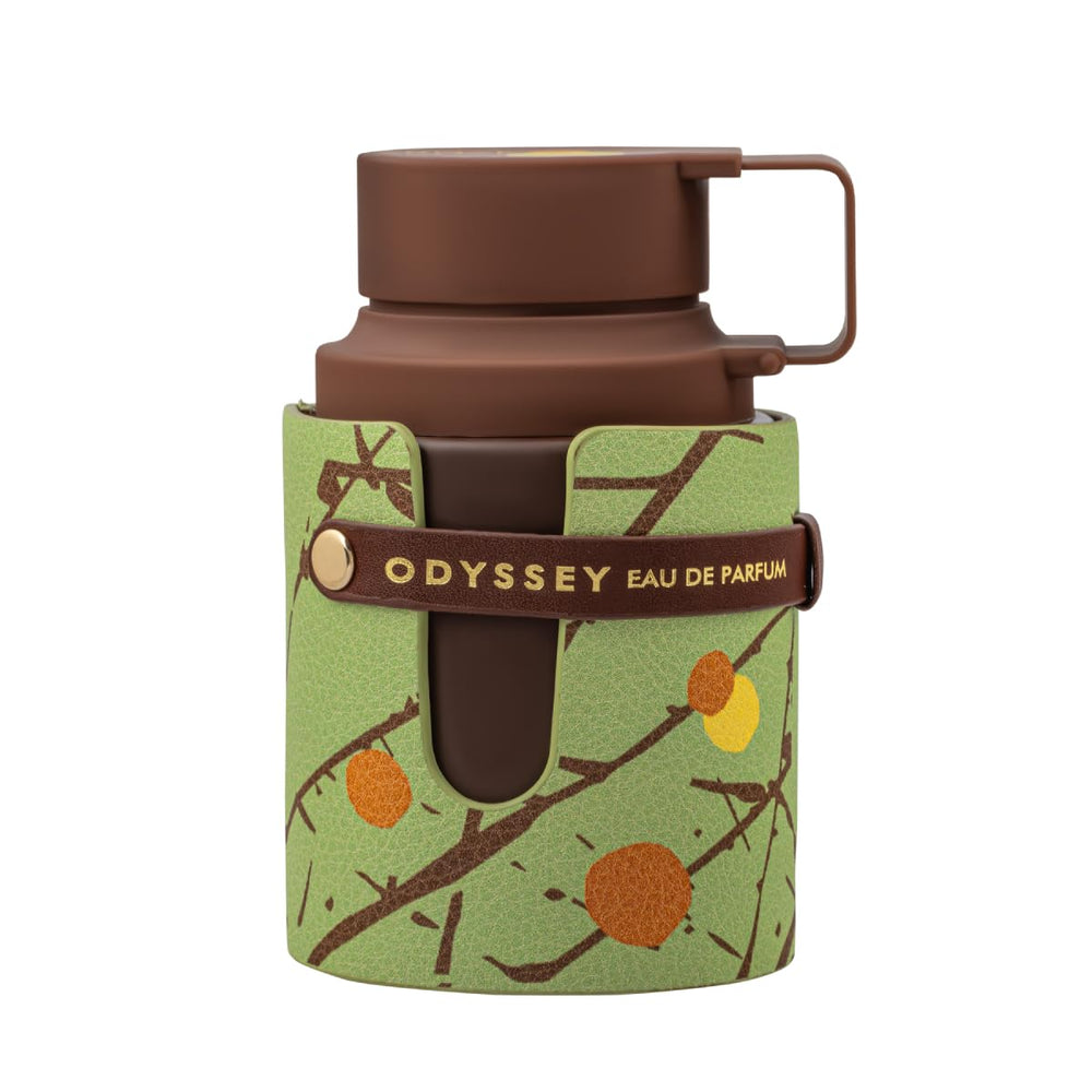 Armaf Odyssey Dubai Chocolat Edp bottle view highlighting rich gourmand notes for evening wear