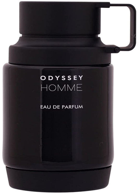 Armaf Odyssey Homme bottle front view highlighting elegant design and premium finish
