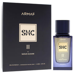 ARMAF SHK II perfume cap detail highlighting luxe finish and precision.