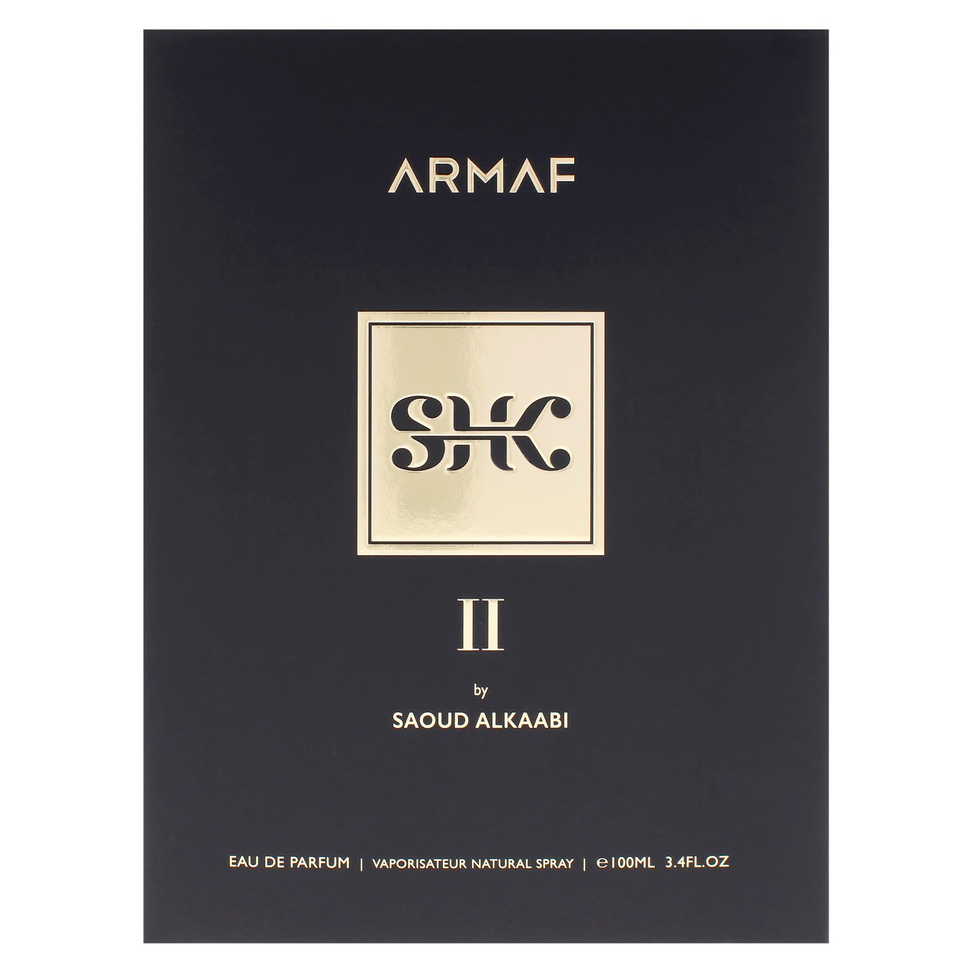 ARMAF SHK II perfume swirl visuals suggesting modern confident aura.