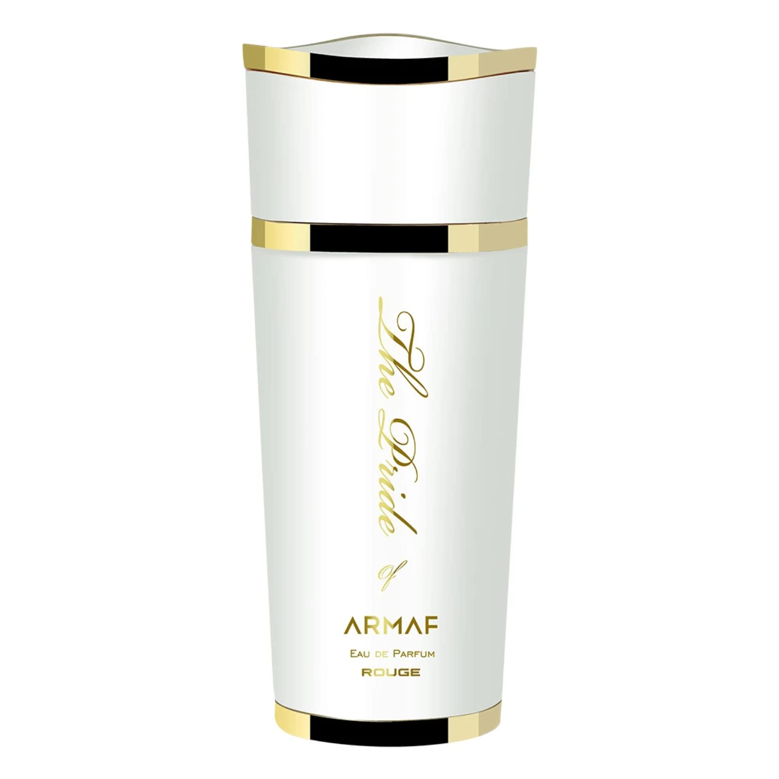 Armaf The Pride Rouge bottle close-up, showcasing elegant daily wear.