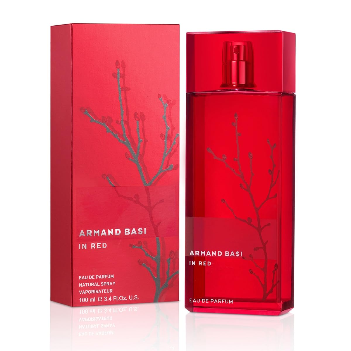 Armand Basi In Red Eau De Parfum Spray, perfect for daytime wear and casual elegance.