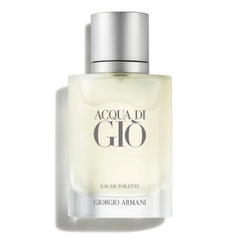 Armani Beauty Acqua di Gio bottle front conveying Mediterranean freshness