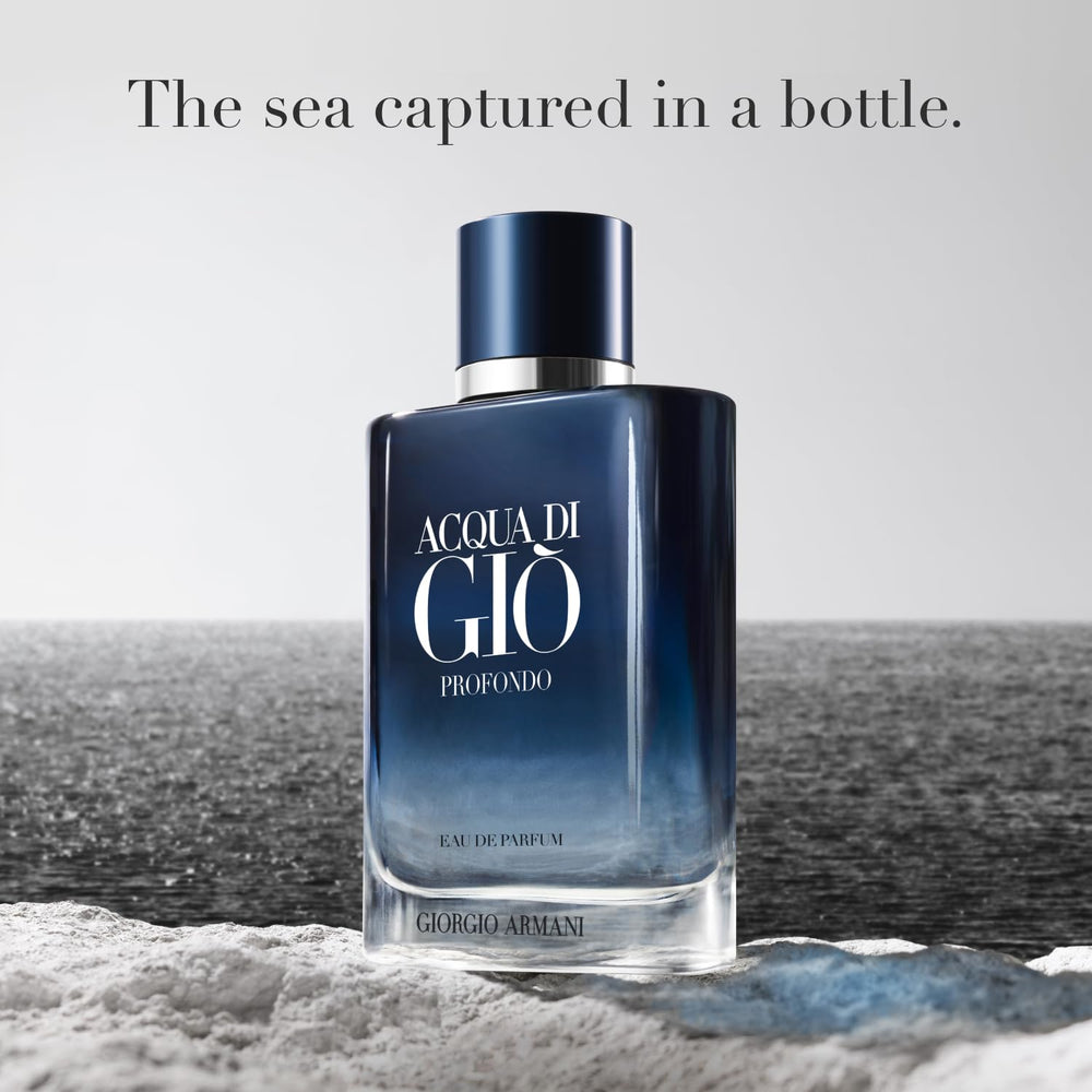 Armani Beauty Acqua di Giò Profondo packaging box and gift-ready presentation.