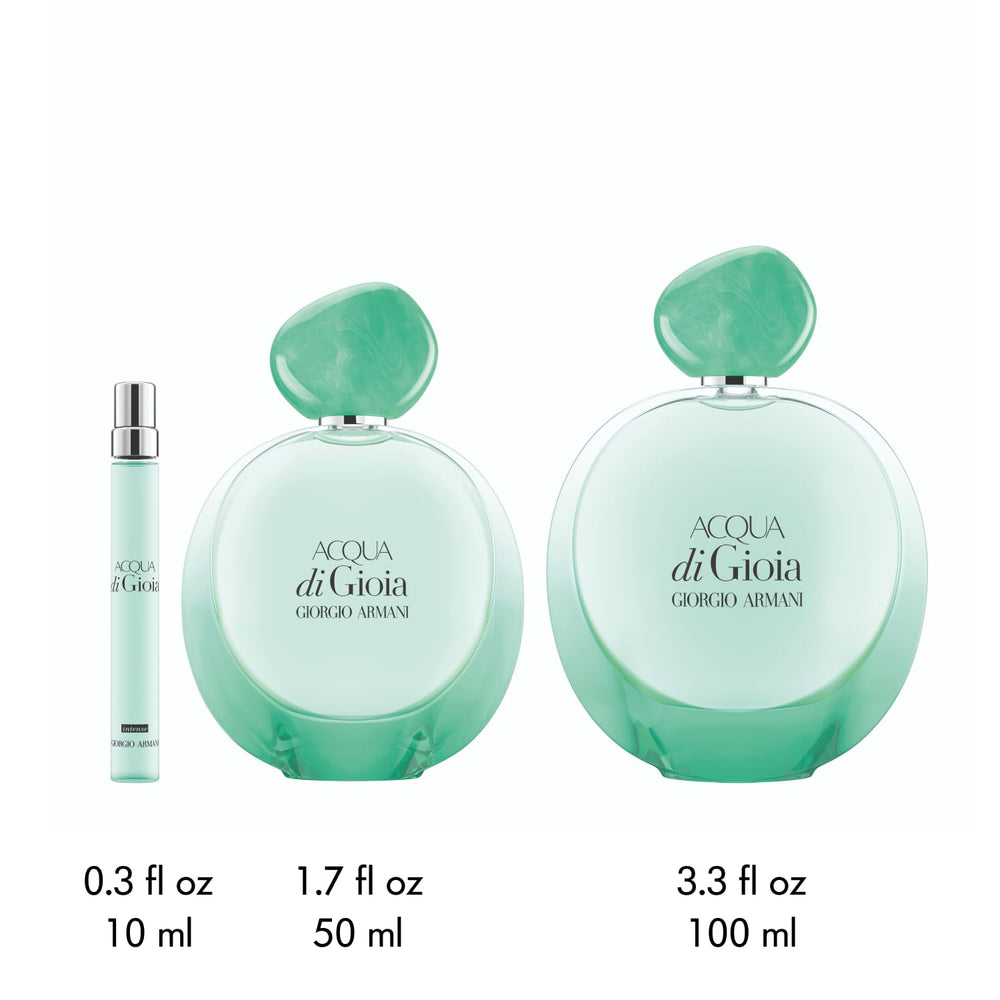 Armani Beauty Acqua Di Gioia EDP Intense cedarwood base adds warmth.
