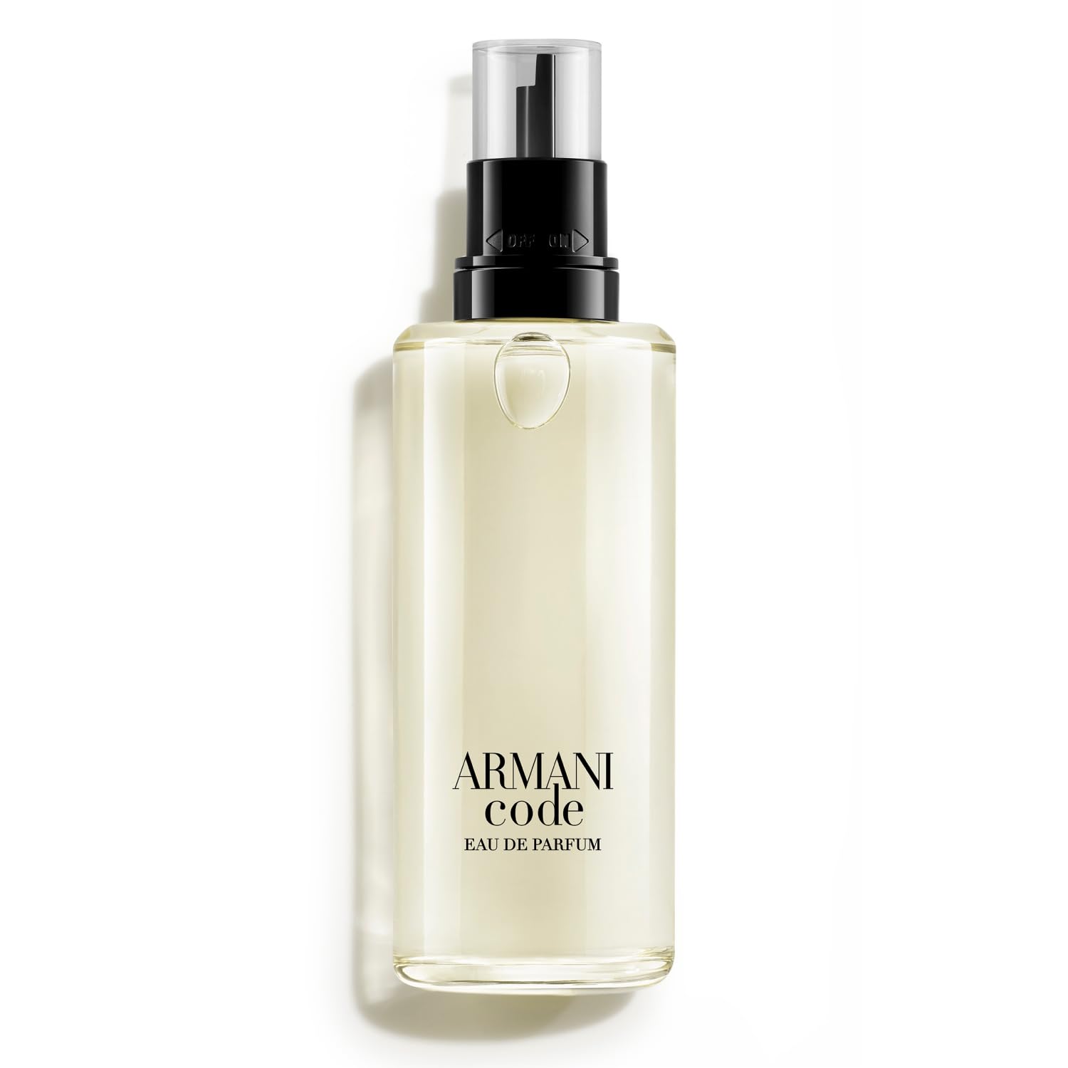 Armani Beauty Code bottle front view for refined daily grooming.