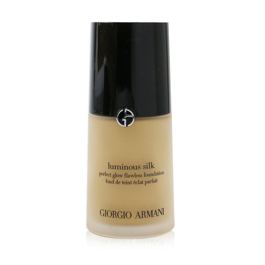 Armani Beauty Luminous Silk Foundation 5.75 bottle front for a natural satin glow.