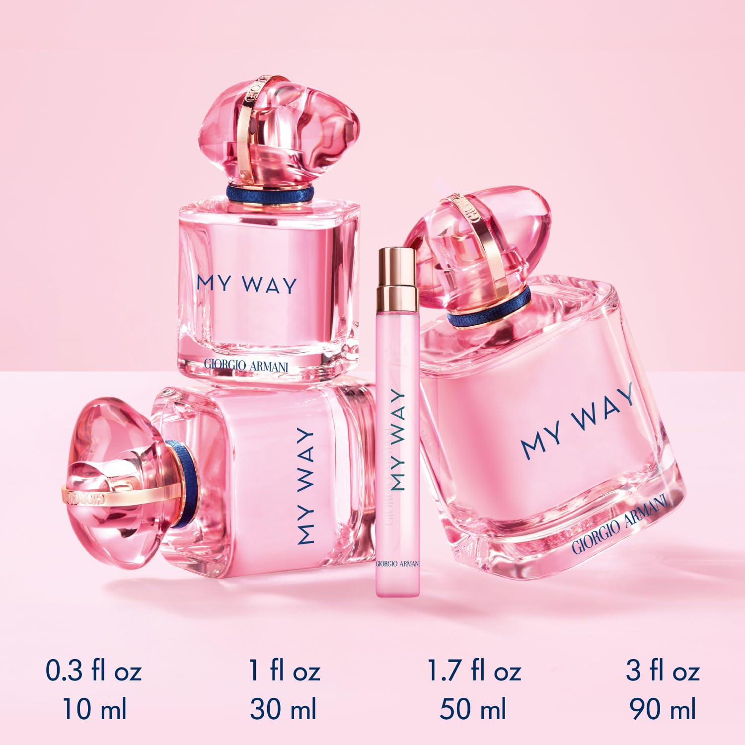 Armani Beauty My Way Nectar pulse-point application shows where to apply