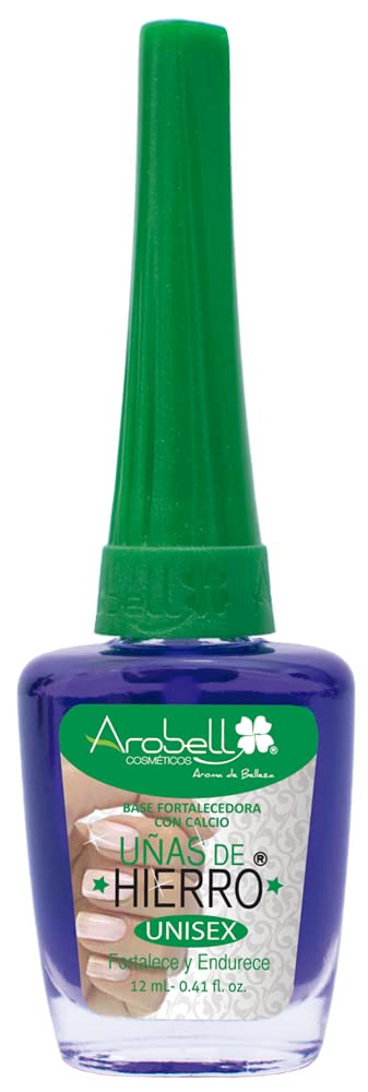 AROBELL Nail Strengthener brush close-up shows smooth application